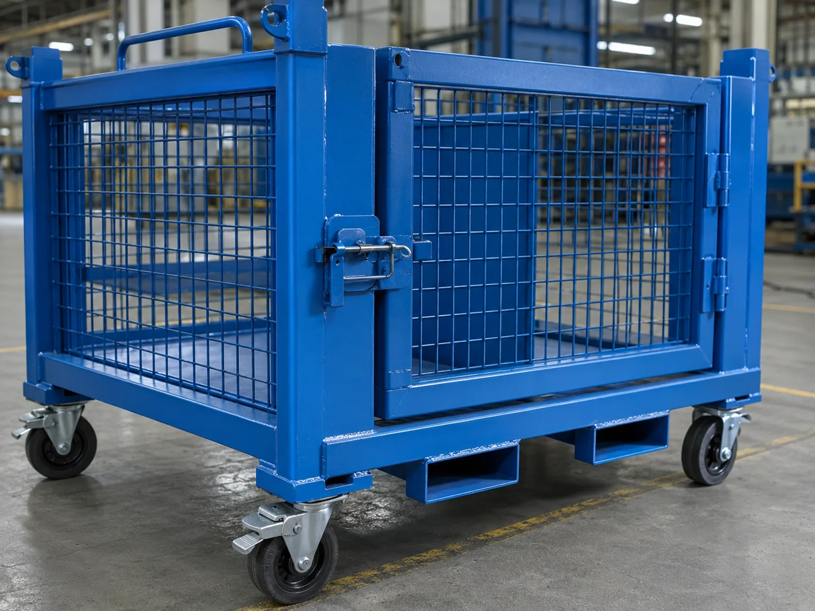 Industrial Metal Turnover Basket