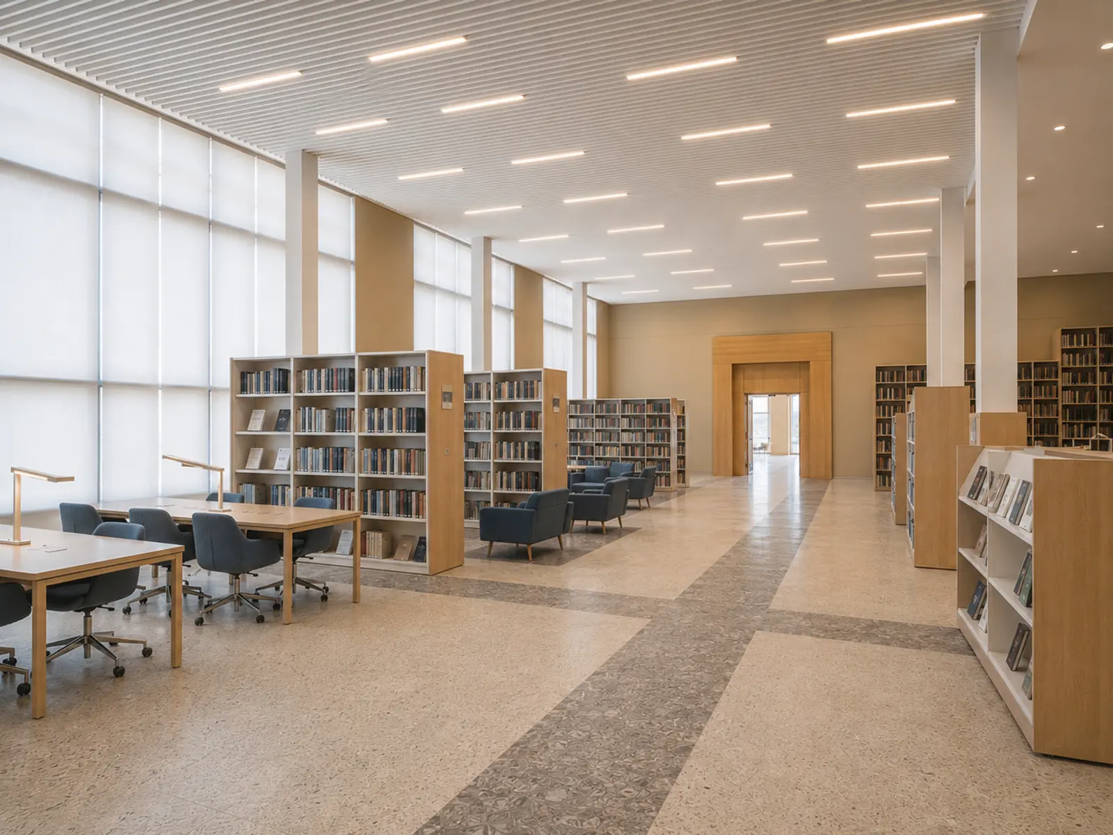 تنفيذ مكتبة جامعية متكاملة